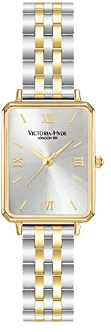 VICTORIA HYDE Orologio da polso da donna, analogico, al quarzo, quadrato, con quadrante verde, elegante, Vestito