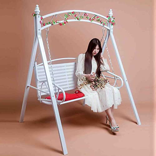 PRUJOY 2-Sitzer-Schaukelstuhl, Schaukelstuhl, Hängesessel, Sonnenliege, für Erwachsene, Terrasse, Garten, Hinterhof