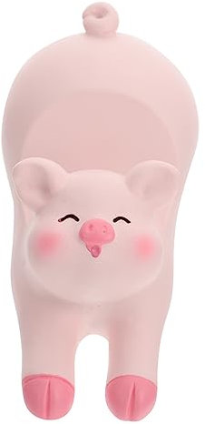 MAGICLULU 1stück Schwein Handyhalterung Deko Figur Rosa Resin Ornament Für Zuhause Süßes Schweinchen Modell Als Für Freunde Kompakt Und Leicht Langlebig Und Pflegeleicht