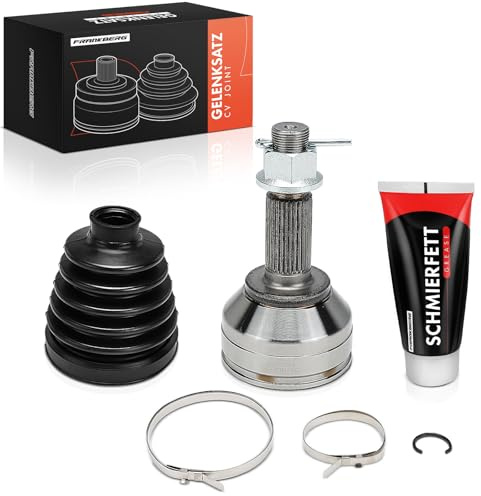 Frankberg Jeu de Joints Arbre de Transmission Avant Côté roue Compatible avec Juke F15 1.6L 2013-2019 Qashqai +2 I J10 JJ10E NJ10 1.5L 2.0L 2007-2013 X-Trail T31 2.0L 2.5L 2007-2013 C9211JA00A