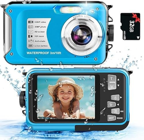 numérique 16X Caméra sous-Marine compacte et Portable 10 Pieds