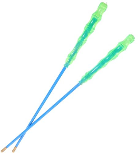 Alasum Diabolo Stöcke 45cm, 2 Stück, Glasfaserverstärkter Kunststoff, Grün