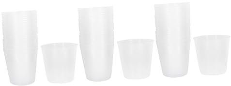 SEWOART 3 Set Coppa Vivaio Trasparente Forniture Riutilizzabile in Vaso Pottd Vasi Per Piante Contenitore Per Piantare in Plastica Tazza Da Giardinaggio Bonsai Transparent 36 Pezzi * 3