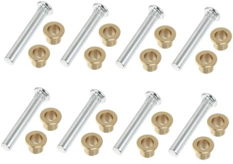 GALPADA 8pezzi Kit Di Riparazione Per Cerniere Auto Perni e Boccole in Lega Di Alluminio Compatibili Soluzione Per Usura e Allentamento