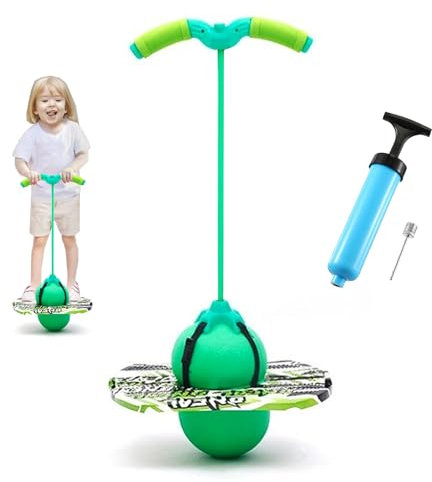 CHENBOOW Pogo Stick für Kinder,Pogo Ball,Ausgeglichen und Koordiniert Bouncing,100 kg Tragfähigkeit,Hüpfball mit Griff,Kinderspielzeug,Pogo mit Griffen,zum Trainieren der Gleichgewichtsfähigkeit
