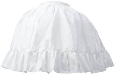 DICOSMETIC Women’s Petticoat Skirts White Short Petticoat Skirt Women Crinoline Petticoat Imitation Cotton Elastic Waist Petticoats 45cm Short Underskirt for Lolita and Tutu Skirts