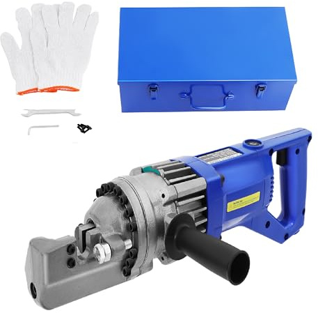 Elektrischer Hydraulischer Bolzenschneider 900W Bewehrungsstahlschneider 4-16mm Betonstahlschneidemaschine Schnittgeschwindigkeit 2.5-3S Rebar Cutter Geeignet für Stahl mit einer Härte unter 19-25°