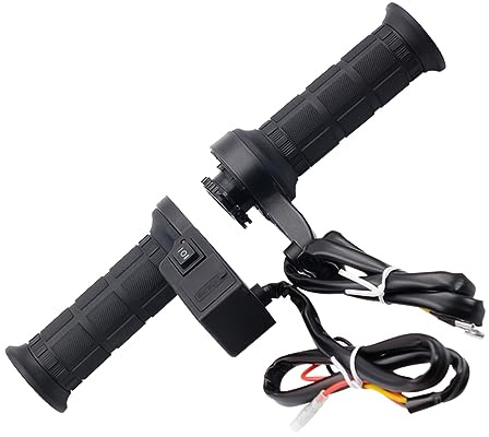 PRETYZOOM 2.1a Cargador USB para Motocicleta con Mango Calefactado Voltímetro Integrado Compatible con Puños Calefactables para Invierno
