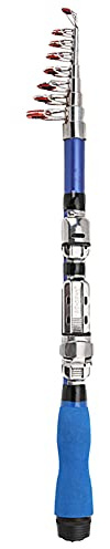 Teleskoprute,Angelrute Carbon Short Sea Angelruten Faser Teleskopstange 1-1,7m Retractable Pond River Fishing Spining Pole(1.5M)