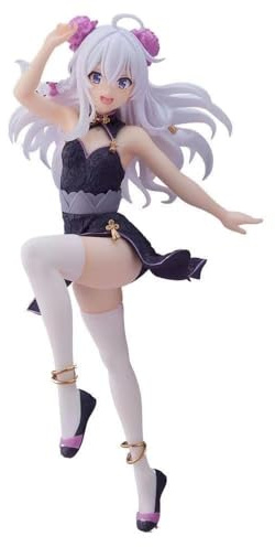 REOZIGN Figura Elaina, Orejas de gato saltando Elaina 19cm/7.5inch Hecho a mano PVC Cosplay Recuerdos coleccionables para los fans de anime regalos