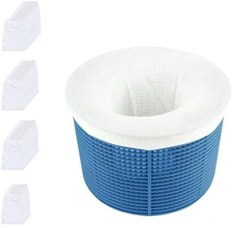 ANBOSE Pool Skimmer Socks of 35 Packs, Perfect Pool Savers for Filters, Baskets, and Skimmers, the Durable Filter Socks Nets Clean Debris and Leaves to Protect Your Pools and Spas