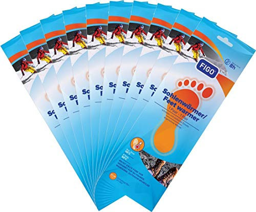 varivendo Notizblock + FIGO Sohlenwärmer 10 Paar – selbstwärmende Wärmesohlen für 8h, ultradünn, Einheitsgröße, Fußwärmer gegen kalte Füße, wärmende Schuheinlagen für Schuhe