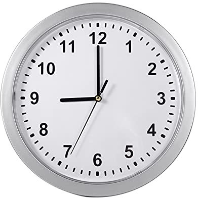 Srliya Tresore zu Hause, 26 X 25 X 8, Geheime Wanduhr, Sichere Behälterbox Geldversteck, Schmuck, Wertsachen, Bargeldaufbewahrung