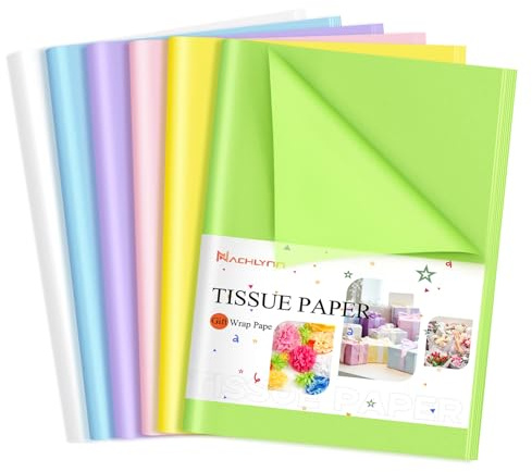 NACHLYNN 108 Blatt Ostern Geschenkpapier Seidenpapier 35 x 50 cm Geschenkpapier Kunst Seidenpapier Basteln für Geburtstag DIY Ostern Feiertage Basteln Geschenke Dekor