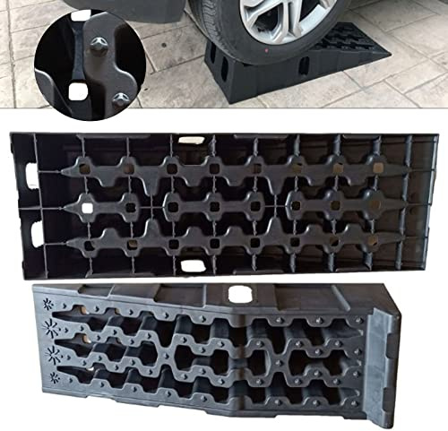 1 Paar Plastik Auffahrrampen Pkw - 7T Auffahrkeile Für Wohnmobil Rampe Auto Für Wohnmobil Extra Hoch
