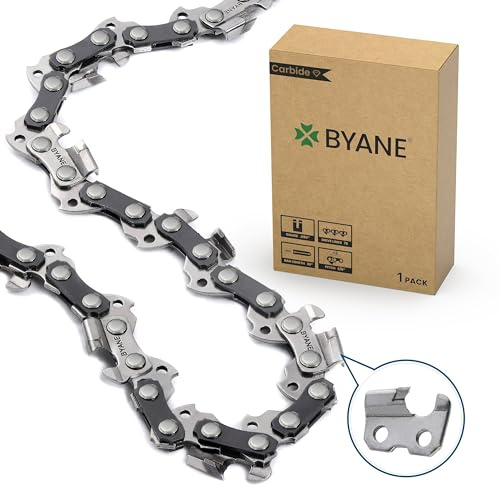 BYANE 1-Pack Carbide Chainsaw Chain 20 Inch 3/8 .050 Gauge 72DL | Fits Stihl MS290/MS311/MS362, Husqvarna 455