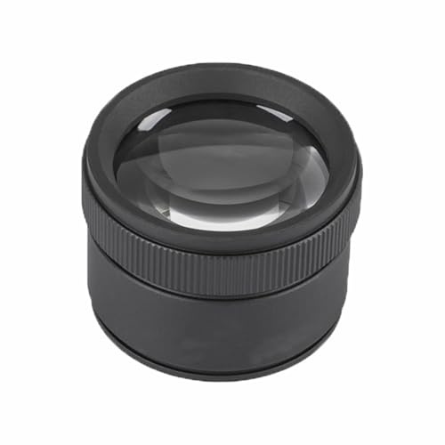 30X Juwelierlupe, Schwarz Professionell Schmucklupe Schmuck Lupe Mikroskop Augenlupe für Diamanten, Münzen, Stempel