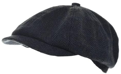 Balke Ballonmütze Classic Herringbone jeansblue