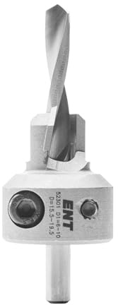ENT 52301 Aufsteckversenker 90° verstellbar HW (D1) 15,5-19,5 mm, NL 14 mm, GL 34 mm, Bohrdurchmesser (D2) 6,0-10,0 mm