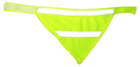 BELLIFFY Reflektierender Hundeschal Aus Polyester Sicherheitshalstuch Für Haustiere Atmungsaktiv Und Schnell Trocknend Für Nächtliche Spaziergänge Und Outdoor-aktivitäten