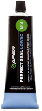 AFER - Pâte à Joint Perfect Seal Lowac n.4 Tube 100g - Mastic Silicone - Résistance Thermique 300°C - Étanchéité Moteur et Carter - Grade Standard - Bleu