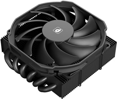 upHere H45K6 Ventirad Bas Profil 90mm,Hauteur 45mm,Refroidisseur CPU Silencieux avec 6 Caloducs pour AM4/AM5/AM3/Intel 1851/1700/115x/1200,Compatible ITX Mini-PC et Autres Petits Châssis