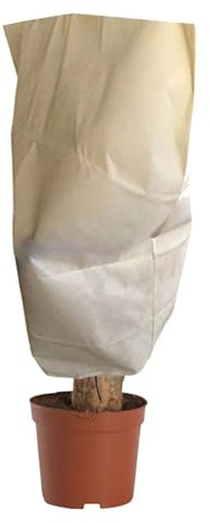 Housses de protection contre le gel pour d'extérieur - Protection hivernale avec fermeture éclair et cordon de serrage - Protection contre le gel pour l'extérieur des arbustes fruitiers, et