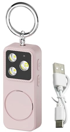 Alarme de sécurité – Rechargeable Auto-défense 150 DB – Forte pour Une Protection sûre et Une Alarme personnelle | pour Les Personnes âgées, Les étudiants, Les Femmes, Les Filles, Les et pour