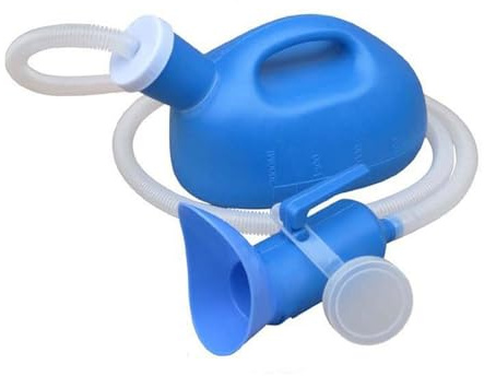 2000ML Orinatoio Portatile Uomo Donna, Urinatoio Portatile Da Viaggio Con Tubo E Coperchio, Urinali Maschile Femminile, Orinatoio Per Viaggi Ospedale Campeggio Auto