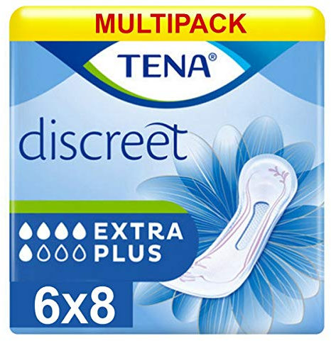 48 x Tena Lady Discreet Extra Plus Incontinence Pads for Women