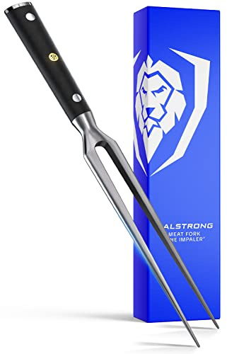 Dalstrong Meat Fork - 7 inch - The Impaler - Dual-Prong Carving & BBQ Fork - High Carbon Stainless Steel - G10 Garolite Handle - Professional Barbecue Carving Fork - Kitchen Utensils