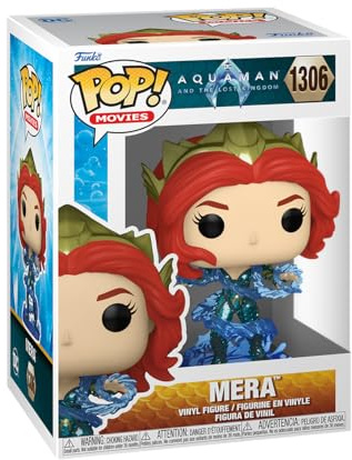 Funko POP! Movies: DC - Aquaman and the Lost Kingdom - Mera | Offizielles Superheroes Merch - Vinyl Sammelfigur als Regal Deko - Geschenkidee zum Geburtstag für Fans und Sammler