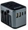 Verbatim Adaptateur de Voyage Universel UTA‑03 avec 2 Ports USB‑A et 3 Ports USB-C pour Ordinateur Portable, téléphone Portable, Appareil Photo, etc. 100-250 V