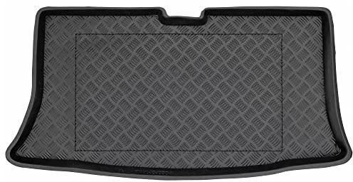 SMK Kofferraum schutzmatte Kofferraummatte passt für Nissan Micra III K12 2002-2010 Strapazierfähige Kofferraummatte für alle Jahreszeiten, die vor Schmutz und Dreck schützt