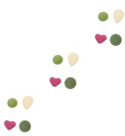 DOITOOL 12stücke Teiliges Gesichtsreinigungsschwamm Sanfte Peeling-schwämme Für Effektive Makeup-entfernung Für Tägliche Hautpflege Zufälligen Farben Erhältlich