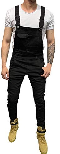liaddkv Jumpsuit Herren Overall Elegant Arbeitshosen Männer Jeans Blaumann Herren Jeans Latzhose Slim Fit Jeanslatzhose Hosenträger Arbeitsoverall Herren Overall Herren Arbeitskleidung