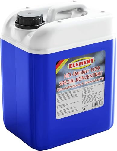 Ultraschallreiniger alkalisch | Konzentrat 1:100 | Teilewaschreiniger | Entfetter | 5 Liter | Konzentrat zur Reinigung von Autoteilen | z.B. Vergaser, Zylinderköpfe, Injektoren, Einspritzdüsen