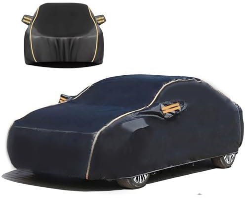 Bâche Voiture pour Microcar M.GO, Extérieur Bâche Voiture Automobiles Étanche Protection Contre la Pluie et Le Soleil avec Fermeture éclair Intérieur Anti-poussière