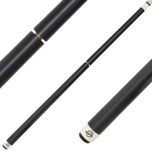 Hardy Break Jump Billard Queue Blacky, 3 teilig für Power Anstoß und Jump Stöße, Anstoß Queue, Edelstahl Schnellverschluss, Jump Cue, Break Billardqueue mit 13,5 mm Spitze aus extrahartem Kunstharz