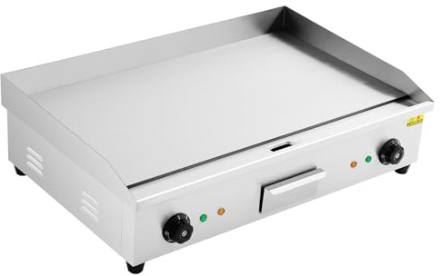 4400W Elektrische Grillplatte 73x47x22cm Gastronomie Griddleplatte Bräter Elektrogrill Grill Bratplatte Griddle 220V für Privaten und Gewerblichen Küchen