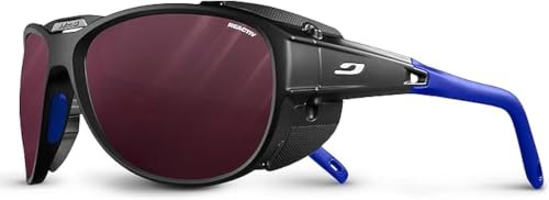 Julbo Occhiali da sole - EXPLORER 2.0 - Adulto Unisex - Nero/Blu - Fotocromatica 0-4