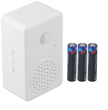 Willkommens-Türklingel mit Bewegungsmelder, Infrarot-Bewegungsmelder, aktivierter Audio-Aufnahme-Player, für Laden-Audio-Player, Eingang, Willkommen (12 Stimmen)