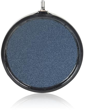 Aqua Universe 200mm Round Air Stone Disc for Fish Tank Air Pump, 200mm Black Frame Ideal for Aquarium, Ponds and Hydroponics