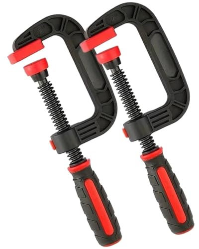 Morsetti a molla da 7 pollici con elevata forza di serraggio, morsetti a molla aperti in nylon rinforzato con plastica resistente, 2 pezzi