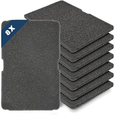 8 Pcs Tumble Dryer Filter Replacement 245×155×11 mm Heat Pump Dryer Filter Suitable for Models Using Part No. 2964840100 Compatible with Beko/Grundig/Blomberg/ElektraBregenz Dryers