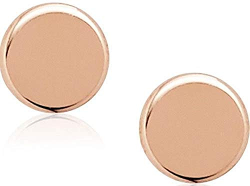 Fossil Ohrringe Für Frauen, 0,81mm X 3,25mm Rose Gold Glas, Edelstahl-Ohrringe, JF02397791