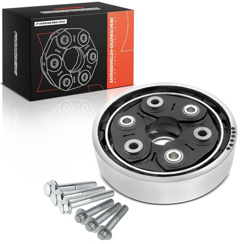 Frankberg Gelenkscheibe Hardyscheibe Hinten 1K0521307A | Kompatibel mit Altea XL 5P5 5P8, CC 358, A3 8P1, P.a.s.s.a.t 3C2, Q3 8UB 8UG, A.l.h.a.m.b.r.a 710 711, P.a.s.s.a.t CC 357