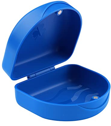 ARGOMAX Zahnspangendose mit Magnetverschluss - KFO Box für Zahnschiene, Knirscherschiene & Aufbissschiene | Aligner Hartschalen Etui hygienisch & stoßfest | Mini Reiseetui für Prothesen & Mundschutz