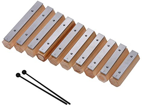Xylophon 10 Noten Xylophon Glockenspiel Percussion-Instrument Mit Getrenntem Design