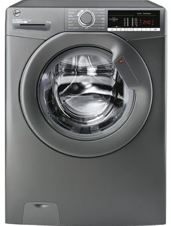 Hoover H3WPS496TAM6 9kg 1400 Spin Washing Machine - Graphite (Pack Of 1)